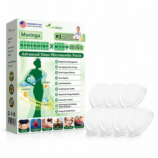 Moringa Patches - Professional Moringa 10-in-1 Nano Microdarts Patch, Gentle Natural Formula | Invisible Ultra-Thin Design | Suitable for All Skin Types