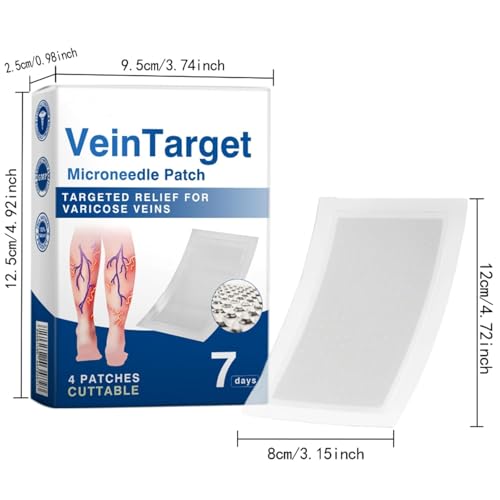 Advanced Microneedle Varicose Veins Patches (8pcs) | Amavheaf