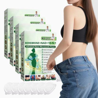 4Box/28Pcs Moringa & Berberine Weight Loss Patches | Amavheaf